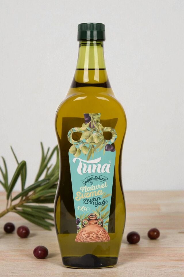 Olgun Hasat Soğuk Sıkım Sızma Zeytinyağı ( 1LT) Pet Şişe 2025-2026 Sezonu
