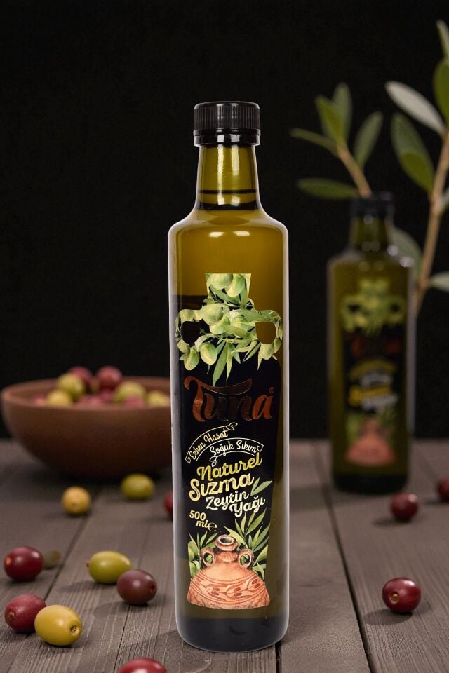 Erken Hasat Soğuk Sıkım Sızma ( 500mL ) Cam Koyu Şişe 2025-2026 SEZONU