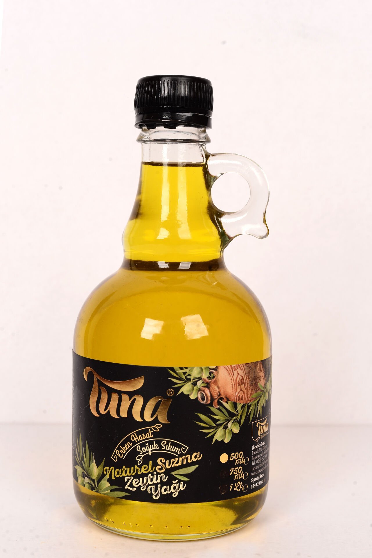 Erken Hasat Soğuk Sıkım Sızma ( 500mL ) Cam Gabon Şişe 2025-2026 SEZONU