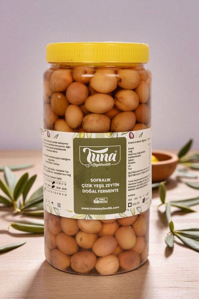 EDREMİT YEŞİL ÇİZİK ZEYTİN (1 KG)