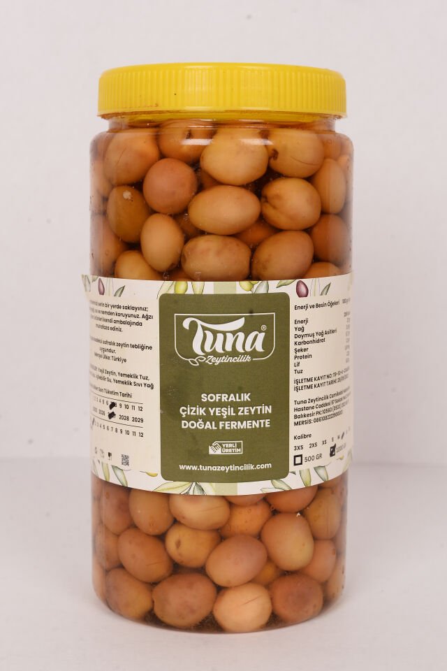 EDREMİT YEŞİL ÇİZİK ZEYTİN (1 KG)