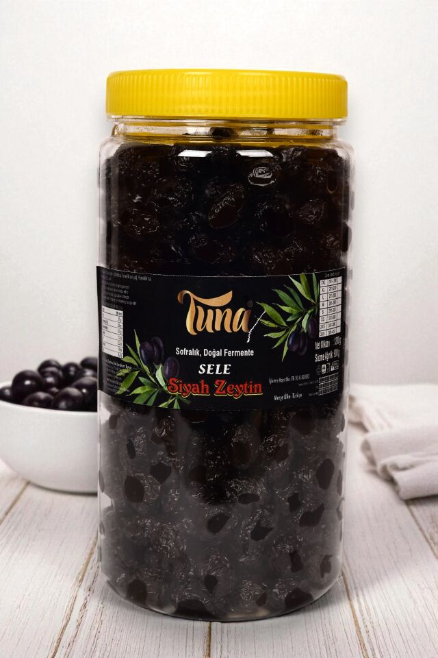 EDREMİT KURU SELE SİYAH ZEYTİN (1 KG)