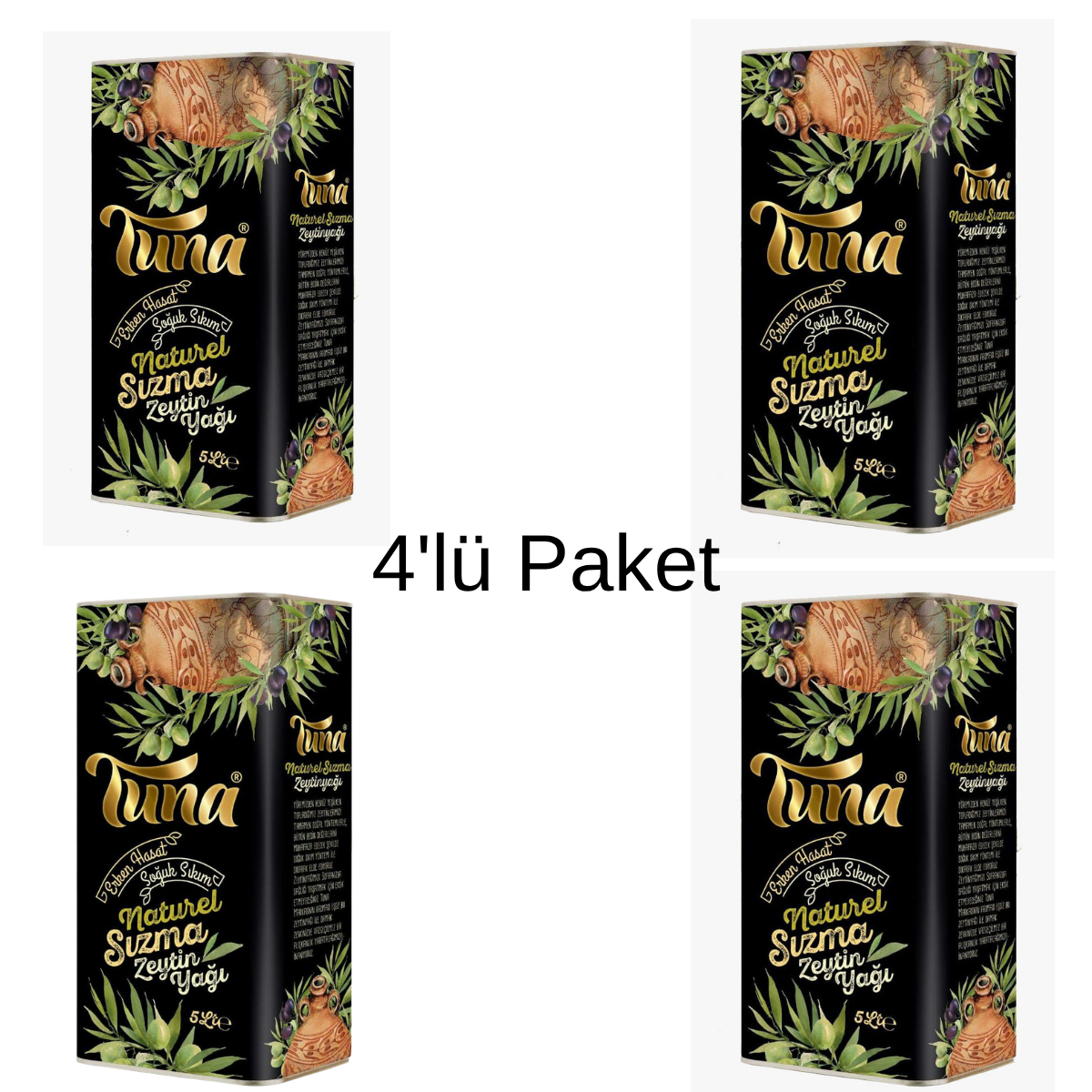 ERKEN HASAT SOĞUK SIKIM SIZMA (5 LT) 4'LÜ PAKET