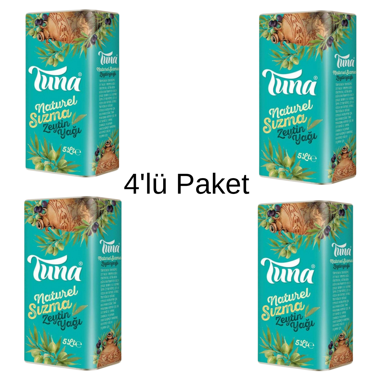 OLGUN HASAT NATUREL SIZMA (5 LT) 4' LÜ PAKET