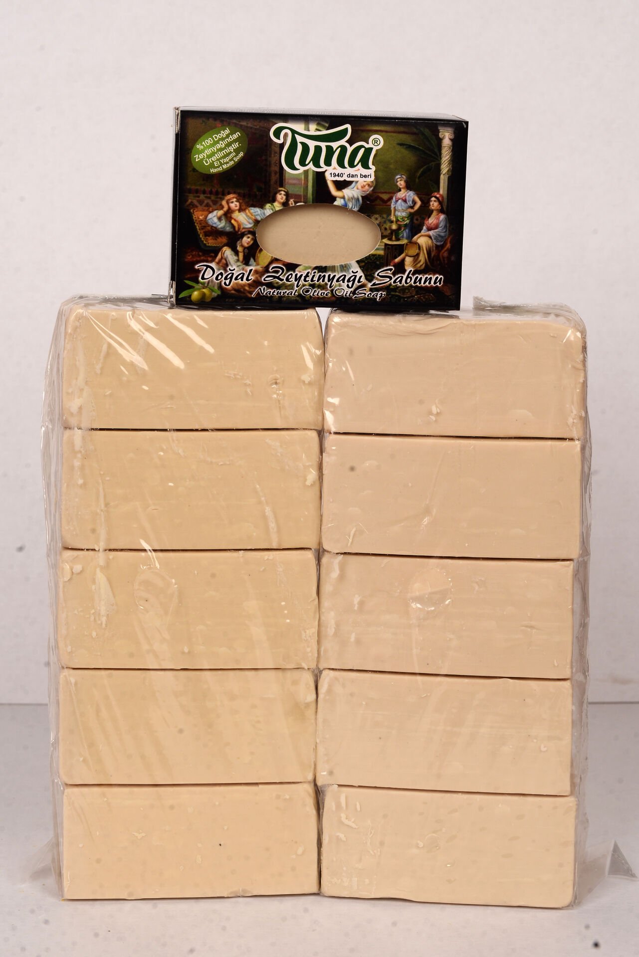 DOĞAL ZEYTİNYAĞLI SABUN ( 10 ADET ) 2KG