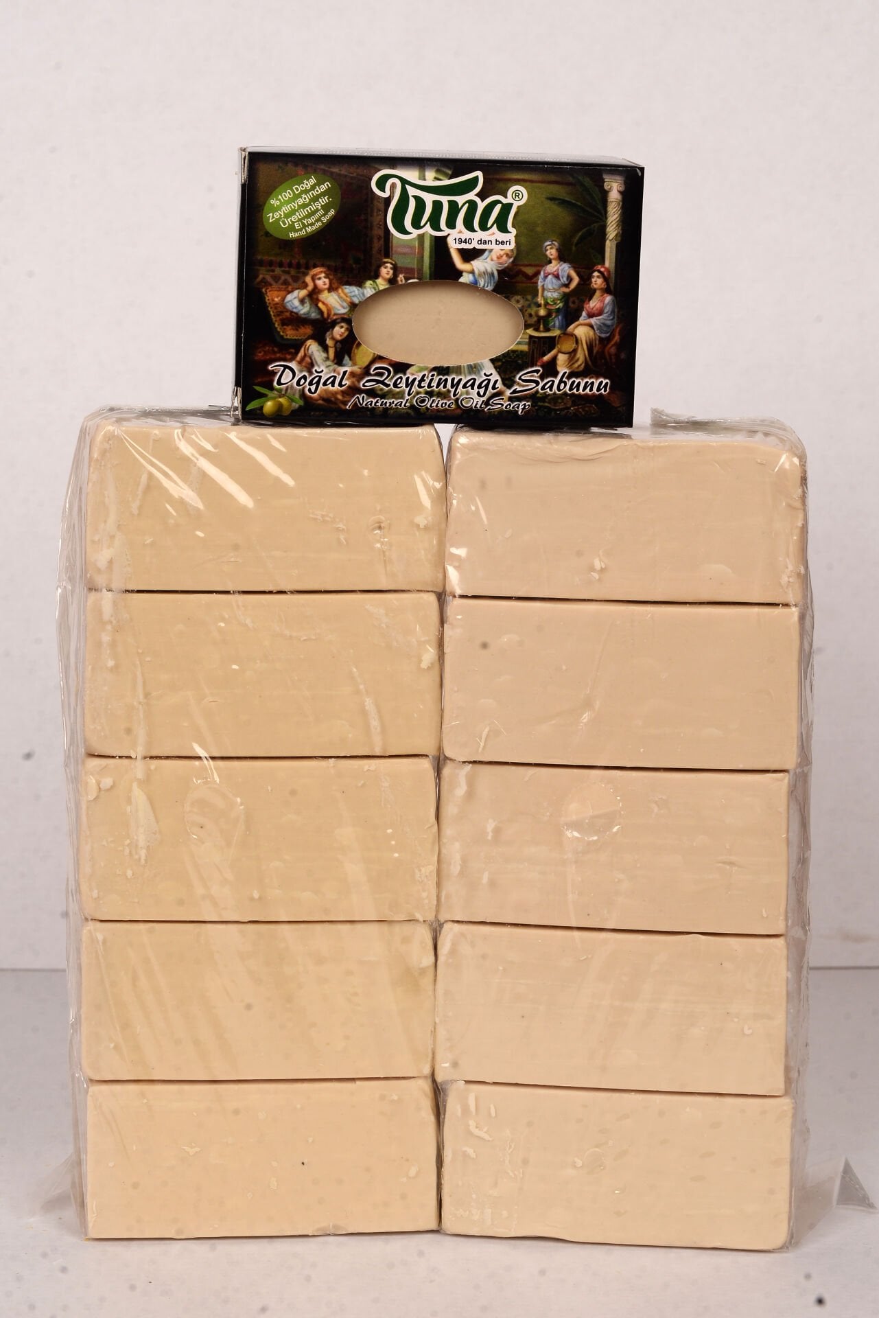DOĞAL ZEYTİNYAĞLI SABUN ( 10 ADET ) 2KG